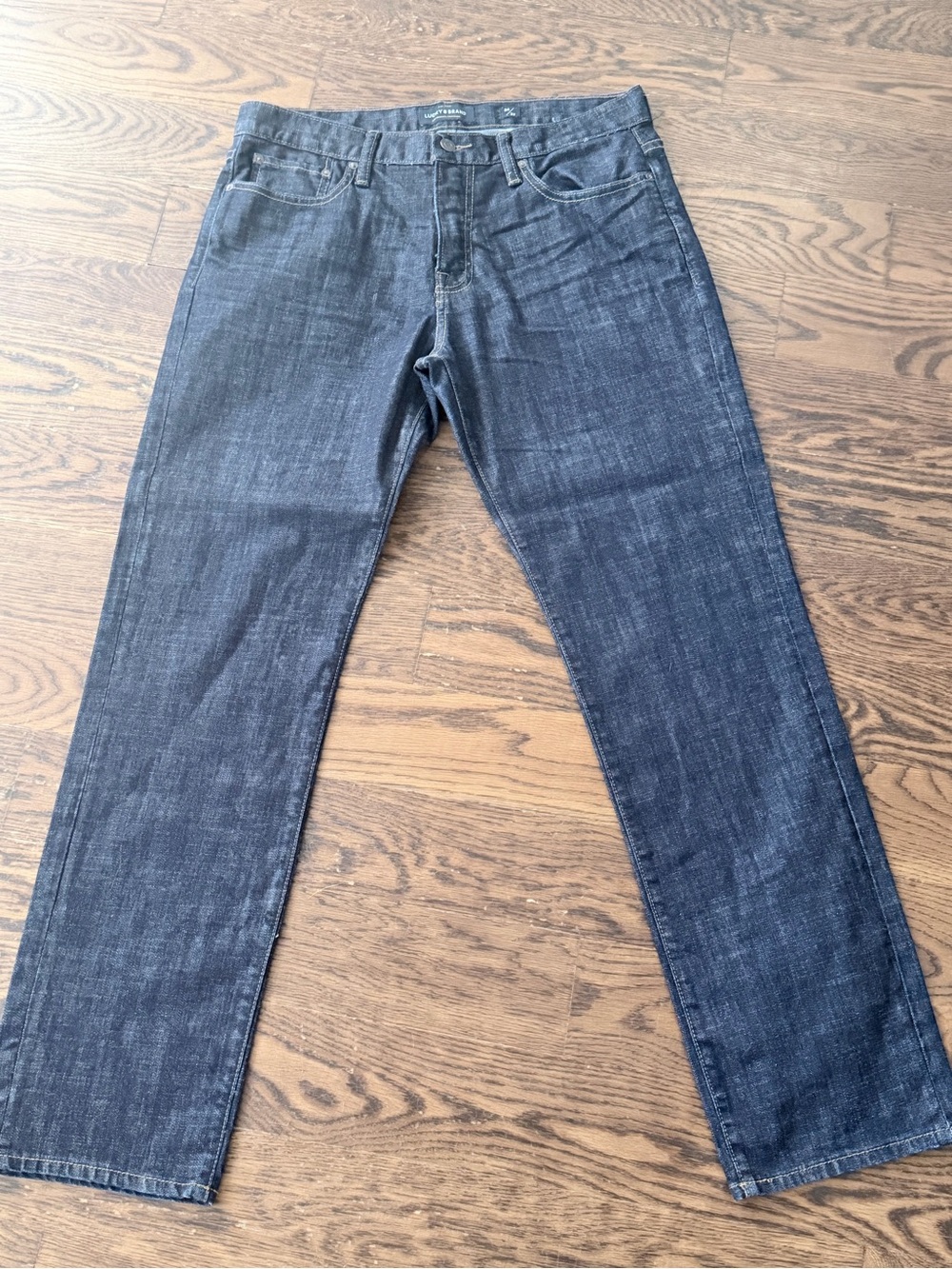 Lucky Brand Men's Dark Blue 221 Straight Fit Jeans 34 / 32